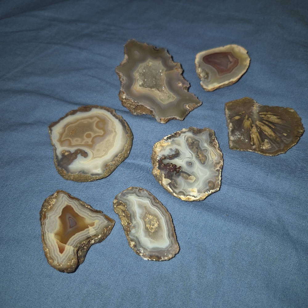 Hand Cut Agate Geode - Picture 2 of 5